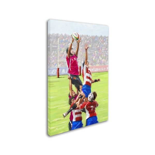 The Macneil Studio 'Rugby Players' Canvas Art,30x47